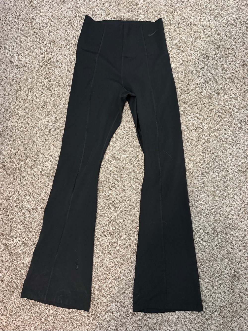 Nike Kids Black Flared Leggings